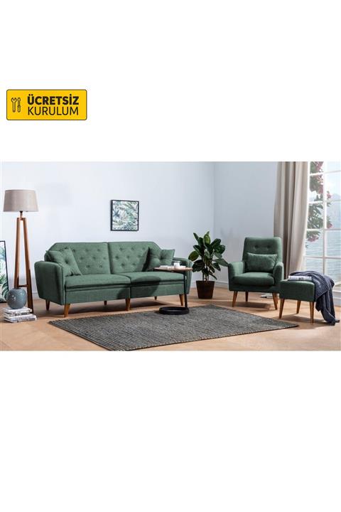 Vivense TERRA KOLTUK TAKIMI YEŞİL