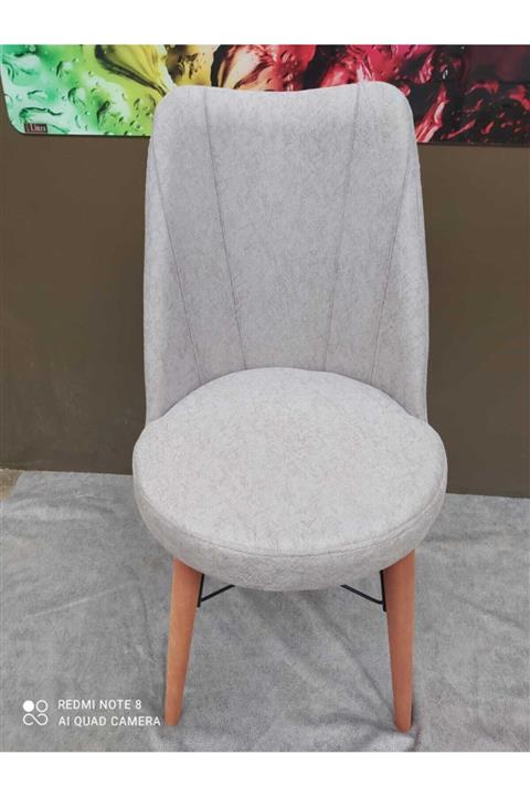 rmz Gold Sandalye Ahşap Ayaklı 6 Lı Linzalife