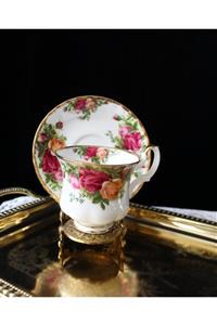 Royal Albert Old Country Rose Duble Kahve Fincanı