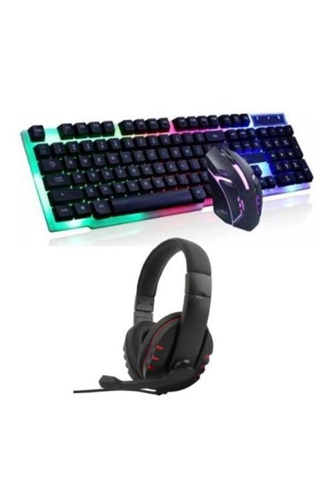 NUO Smart Tech Bood Nuo Gaming Bundle Klavye-mouse-kulaklık Seti 3 In 1