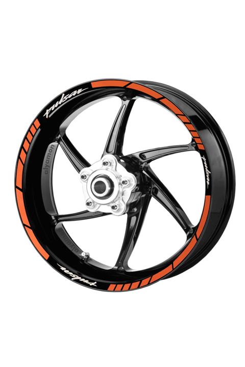 Deeb Jant Şeridi Turuncu Beyaz Pulsar Yazı Model X