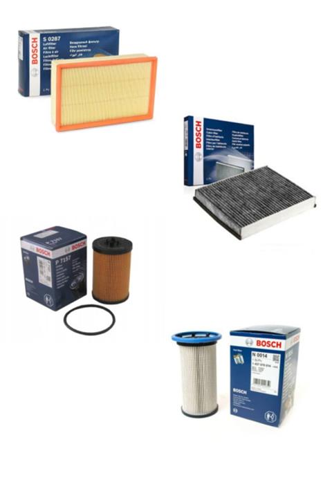 Bosch Seat Leon 1.6 Tdı Dizel Filtre Bakım Seti 2013-2017