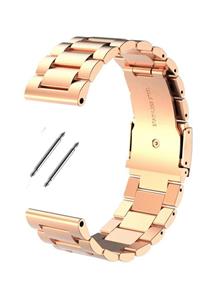 Welder Saat Uyumlu 18mm Rosegold Renk Paslanmaz Çelik Metal Saat Kordonu