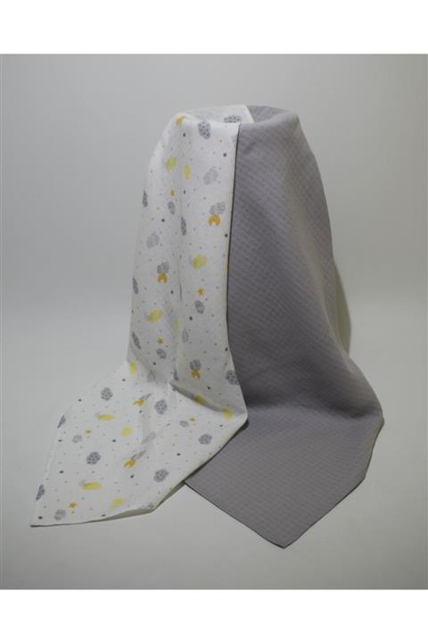 paris in paris 2 Adet Bebek Örtüsü %100 Pamuklu Organik Müslin Kumaş