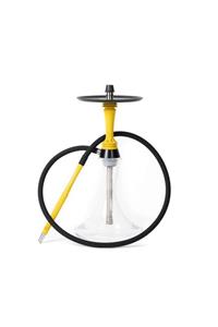 Han Hookah - 316 Çelik Nargile Takımı - Sarı