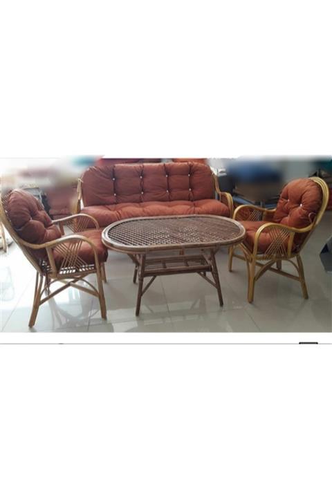 Veranda Bambu Ramona 4 ' Lü Oturma Grubu