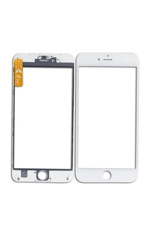 ELECTROLİFE Apple Iphone 6 Beyaz Çıtalı Ön Cam Lens