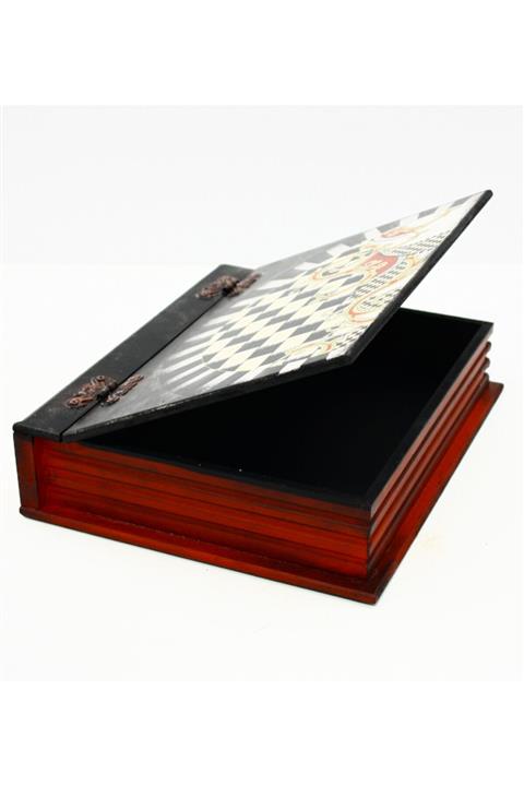 Gizli Bahçeler Ahşap Kitap Kutu