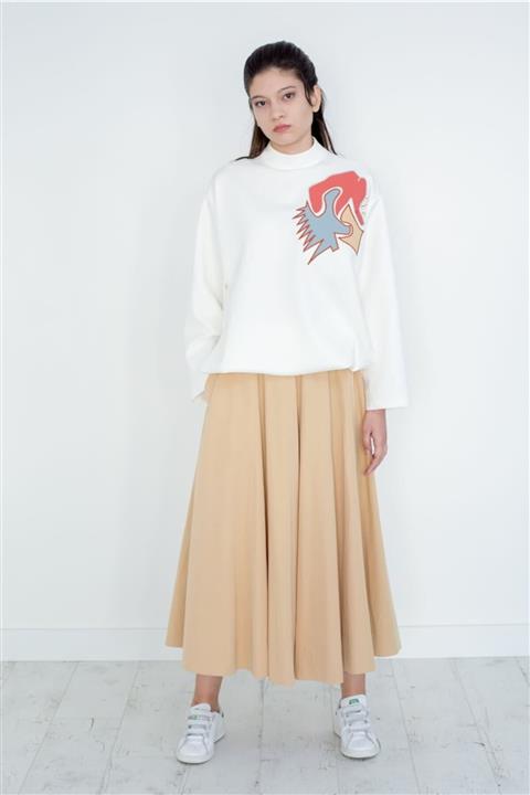 Mevra Pantolon Etek Bej