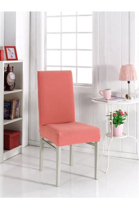 Z&A HOME Z&A TEKSTİL Somon Sandalye Kılıfı 6 Adet