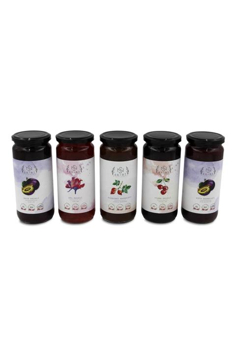 SANİ LEZZET DURAĞI Büyük Şişe Reçel Avantaj Paket 5'li