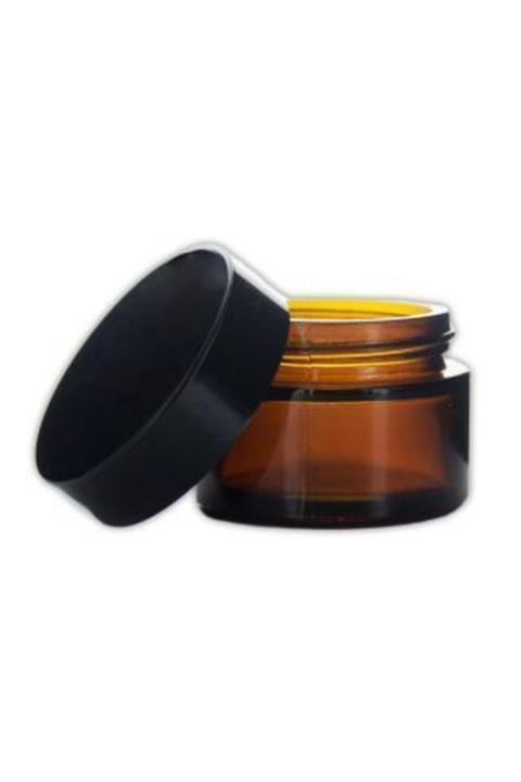 GO BLOBS Amber Kahverengi 30ml Cam Krem Kavanozu