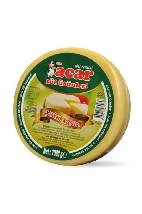 Acar Süt Çerkez Kaşar Peyniri 1 Kg.