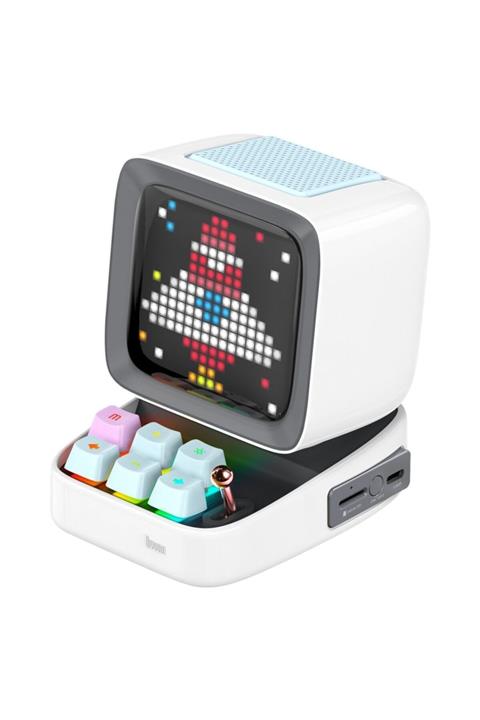 DIVOOM Ditoo Plus White Bluetooth Hoparlör