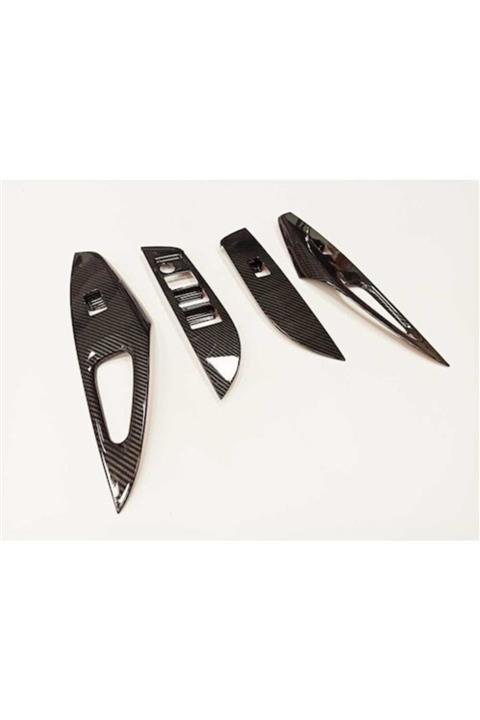 MYGARAJ My Garaj Toyota Corolla 2019+ Kapı Kolçak Kaplama - Karbon