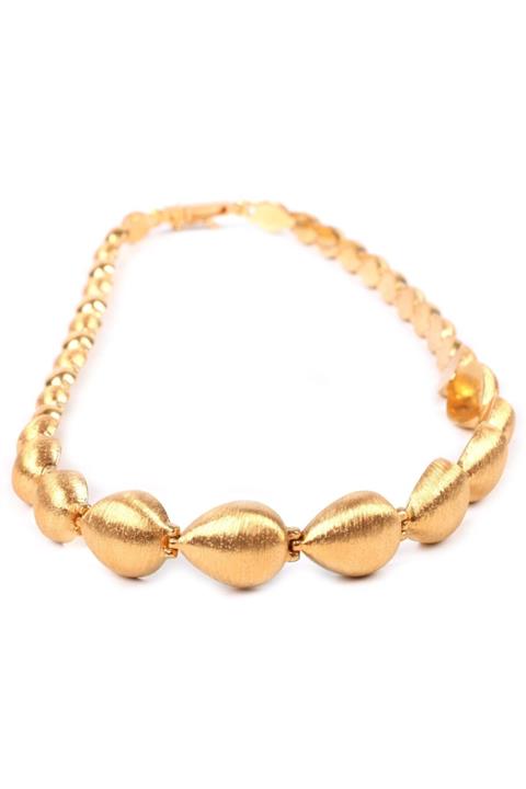 Cebeci 22 Ayar Matt Press Kolye