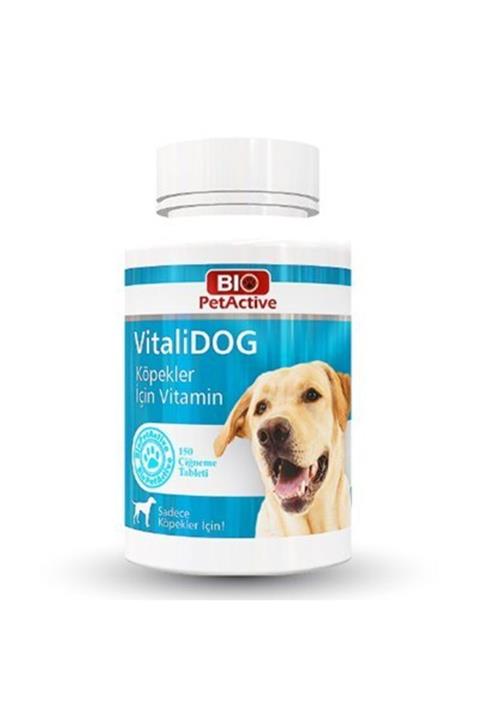 Pet Active Vitalidog Köpekler Için Multivitamin Tableti 150 Adet 75 Gr