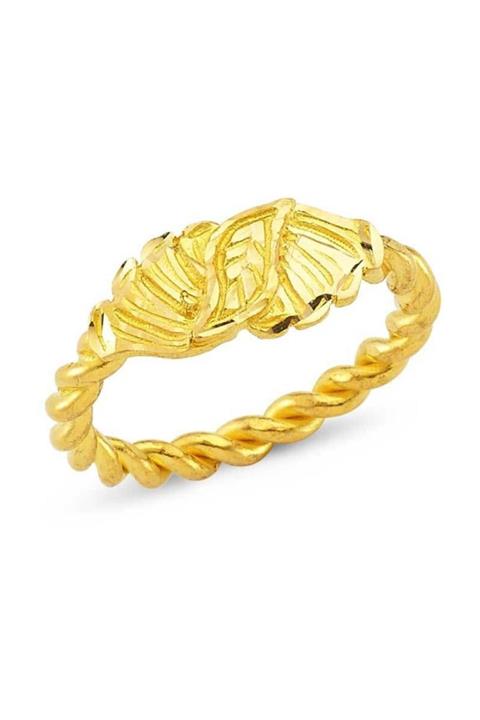 BİLEZİKHANE Erzurum Ikili Burma Yüzük 22 Ayar Altın 5.00 gram