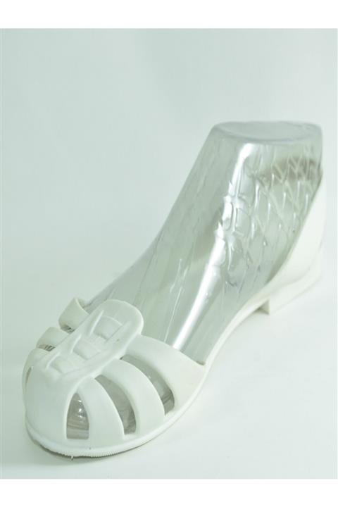 İnci Beyaz Kadın Deniz Ayakkabısı