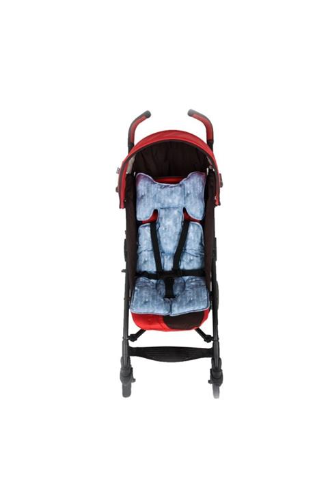 Sevi Bebe Gri Kot Desen Puset ve Oto Koltuğu Minderi