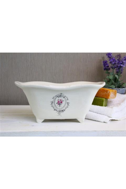 Limbo Home Rose Seramık Küvet Buyuk