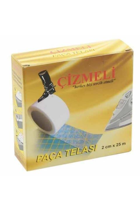 çizmeli Çift Taraflı Ütüyle Yapışan Tela (2 Cm) 25 Metre