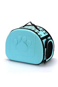 Petsiva Köpek&pati Desen Kabartmalı Taşıma Çantası Mavi