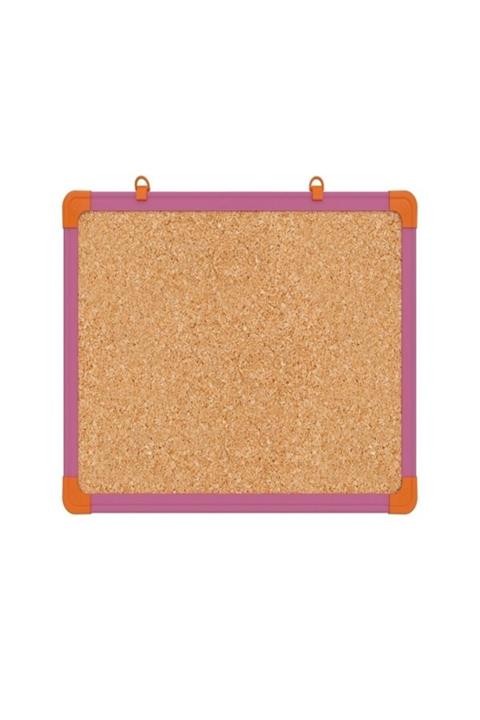 Panda 133 60x90 Gökkuşağı Mantar Pano Pembe