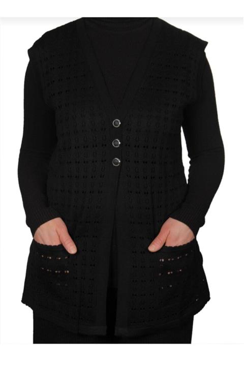 MaviMoure Kadın Merserize Yelek