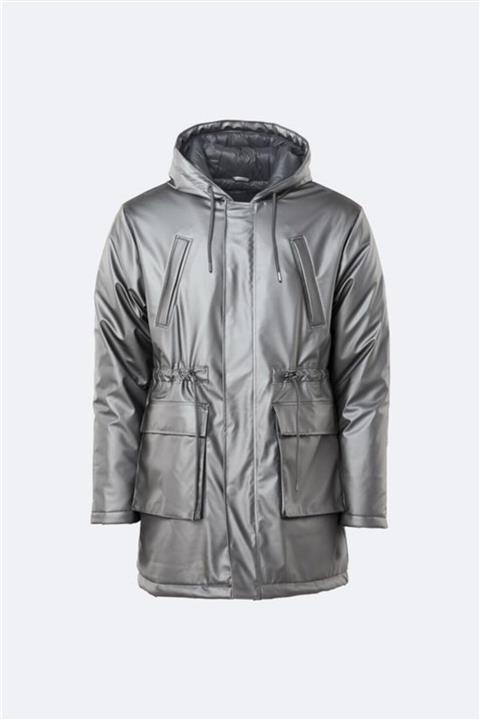 Rains Padded Parka Metallic Charcoal 1508-15_RNS