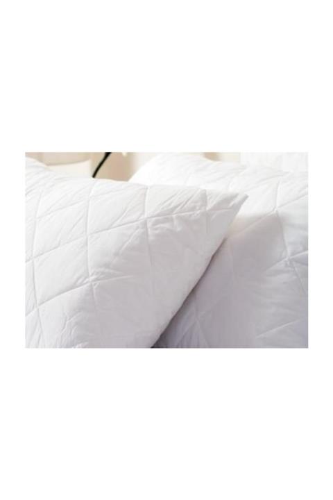 SEDEF HOME Kapitoneli Yastık Alezi 50 x 70 cm 2 Adet - Beyaz