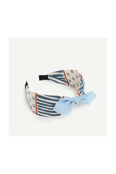 Yargıcı Desenli Mavi Taç