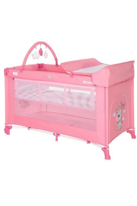 LORELLİ Noemi 2 Layers Plus Park Yatak Beşik - Rose Velvet Unicorn