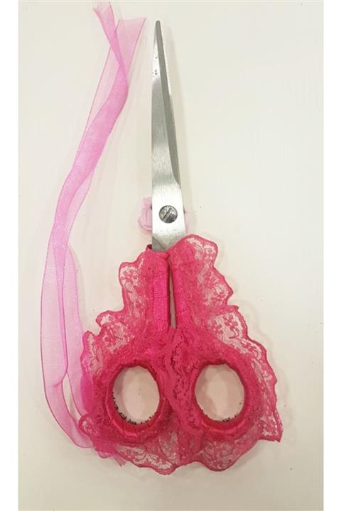 Evsay Söz Nisan Kurdela Makası Fuşya