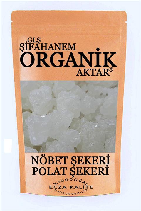 GLŞ ŞİFAHANEM ORGANİK AKTAR Nöbet Şekeri 250 Gr Polat Şekeri Nebat Şekeri