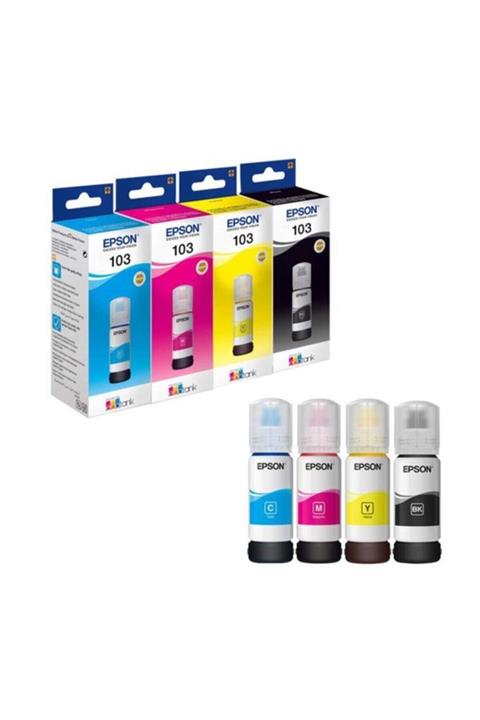 EPSON 103 Mürekkep Seti Cmyk - L3150-l3151-l3156-l3160