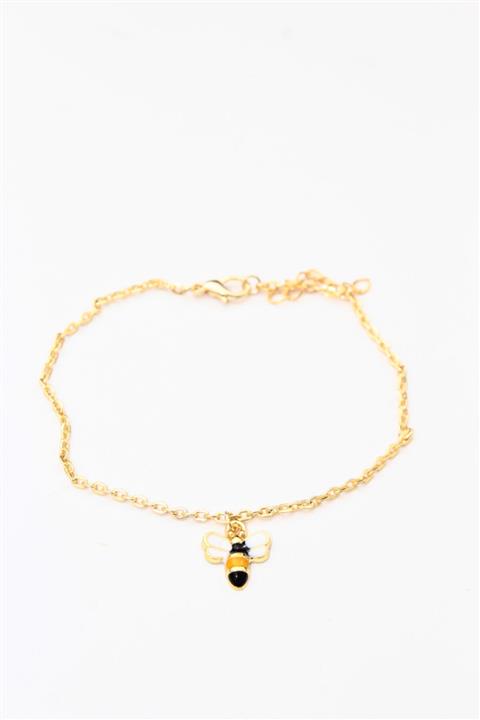 canlisepet Halhal Arı Figürlü Gold Küpe