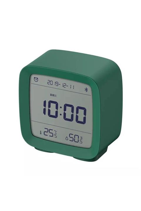 Xiaomi Yeşil Mijia Qingping Bluetooth Alarm Lcd Masa Saati