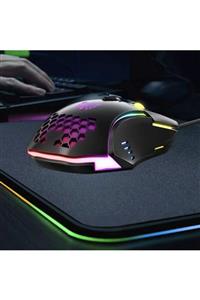 ADAFTECH Yüksek Kaliteli Hassasiyet Ayarlı Komut Ayarlı Yan Tuşlu Rgb Mouse