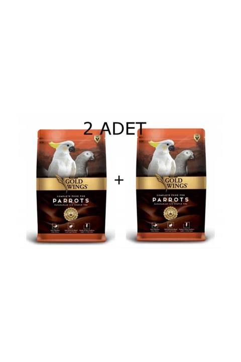 Gold Wings Premium Papağan Yemi Jako Gri Büyük 750grx2adet