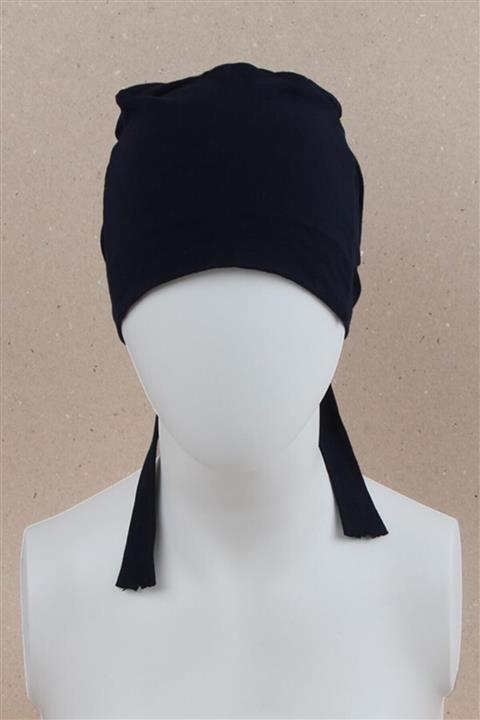 İsra Silk Lacivert Silikonlu Kaymaz Bone