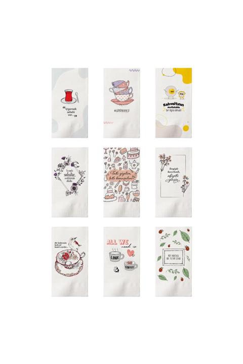 Melinda Store Baskılı Konuşan Dekor Peçete ( Tüm Modeller)