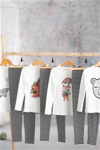 Hibboux Forest Unisex Çocuk Pijama Üst - Sleepy Bear