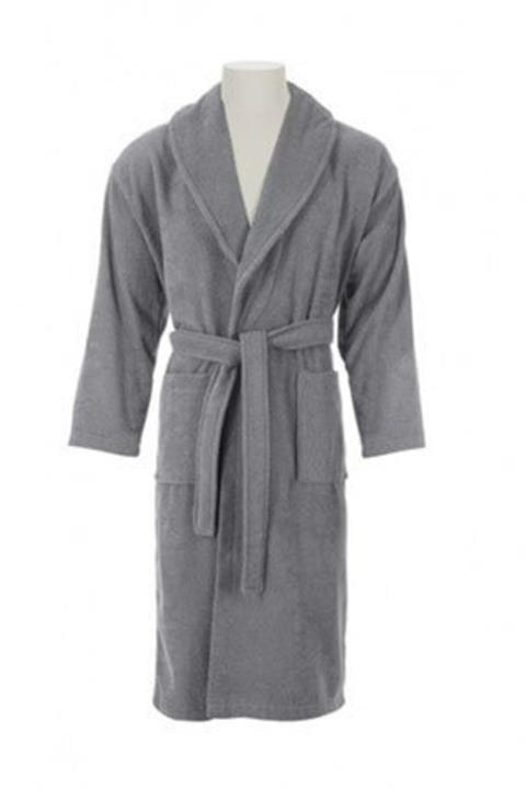 ERÇELİK TİCARET Gri %100 Pamuklu Bornoz