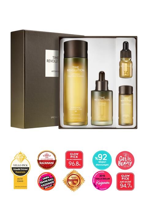 Missha Hassas Ciltler İçin Kızarıklık Karşıtı Avantajlı Set Time Revolution Artemisia Special Set