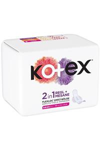 Kotex 2 In 1 Regl + Ultra Uzun Mesane Pedi 12'li Kategori: Günlük Ped