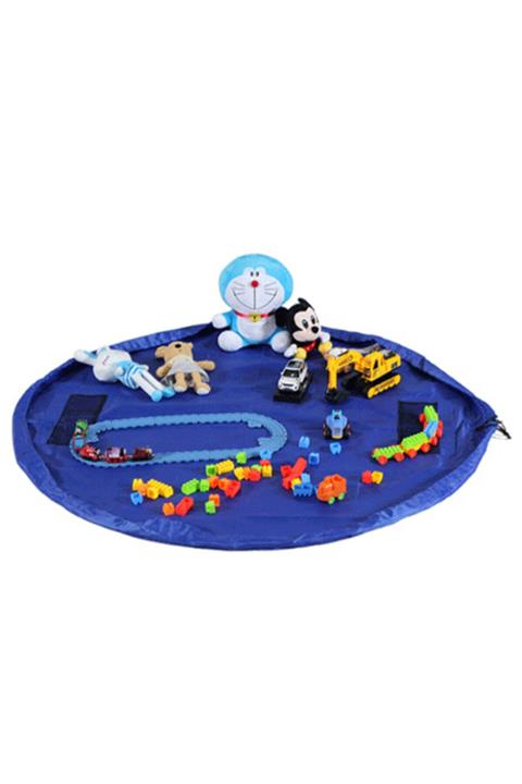 ZAVANSA Taşınabilir Büyük Oyuncak Hurcu Mavi