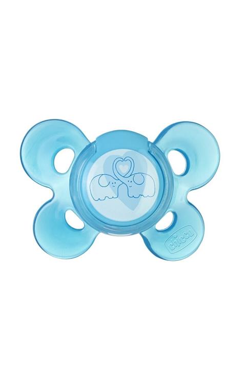 Chicco Silikon Kelebek Emzik 4+Ay Mavi 4 Ay +