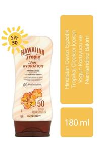 Hawaiian Tropic Hindistan Cevizi, Egzotik Tropikal Çiçekler İçeren Koruyucu Ve Nemlendirici Vücut Losyonu Spf 50