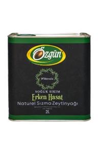 ÖZGÜN ZEYTİN & ZEYTİNYAĞI Erken Hasat Sızma Zeytinyağı 2 Lt Teneke